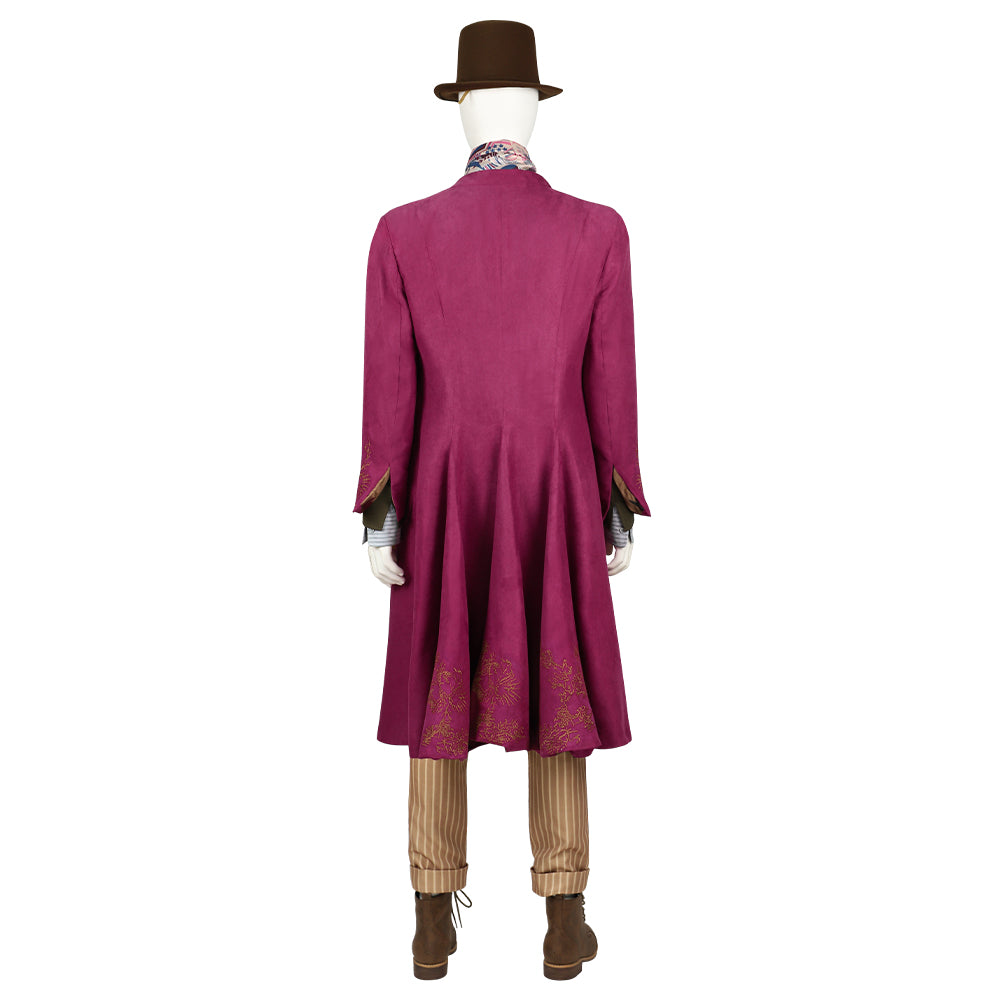 2023 Charlie and the Chocolate Factory Wonka Willy Wonka Cosplay Costume