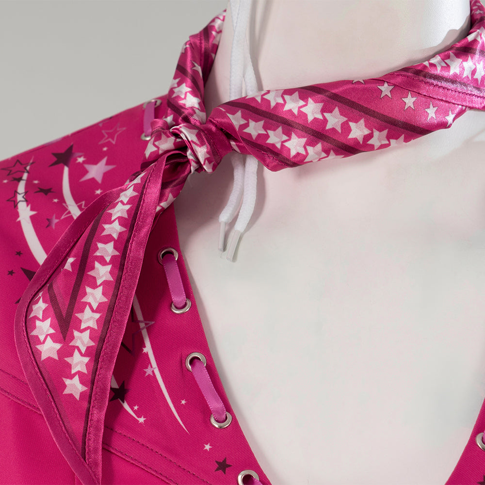 Doll Movie Margot Elise Robbie Cowgirl Cosplay Costumes Free Shipping