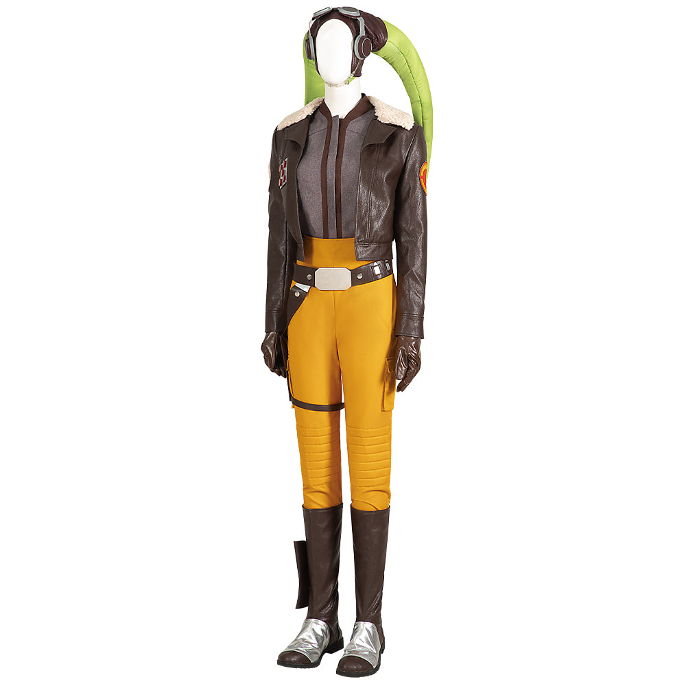 Star Wars Ahsoka Hera Syndulla Cosplay Costumes Free Shipping