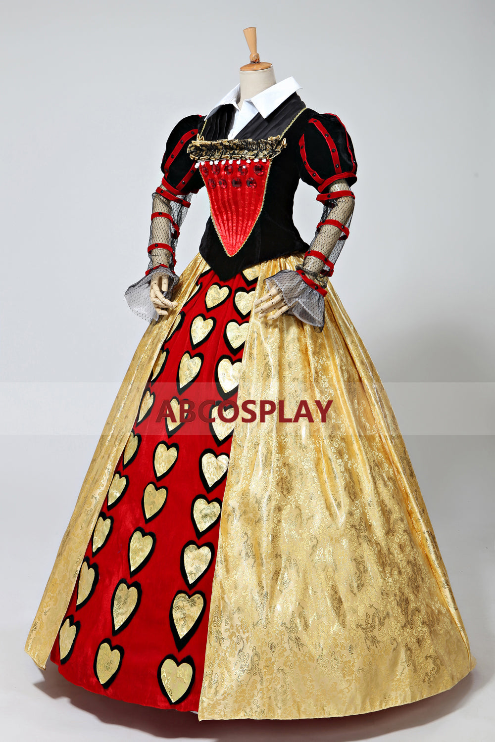 Alice in the Wonderland Red Queen Dress Cosplay Costumes
