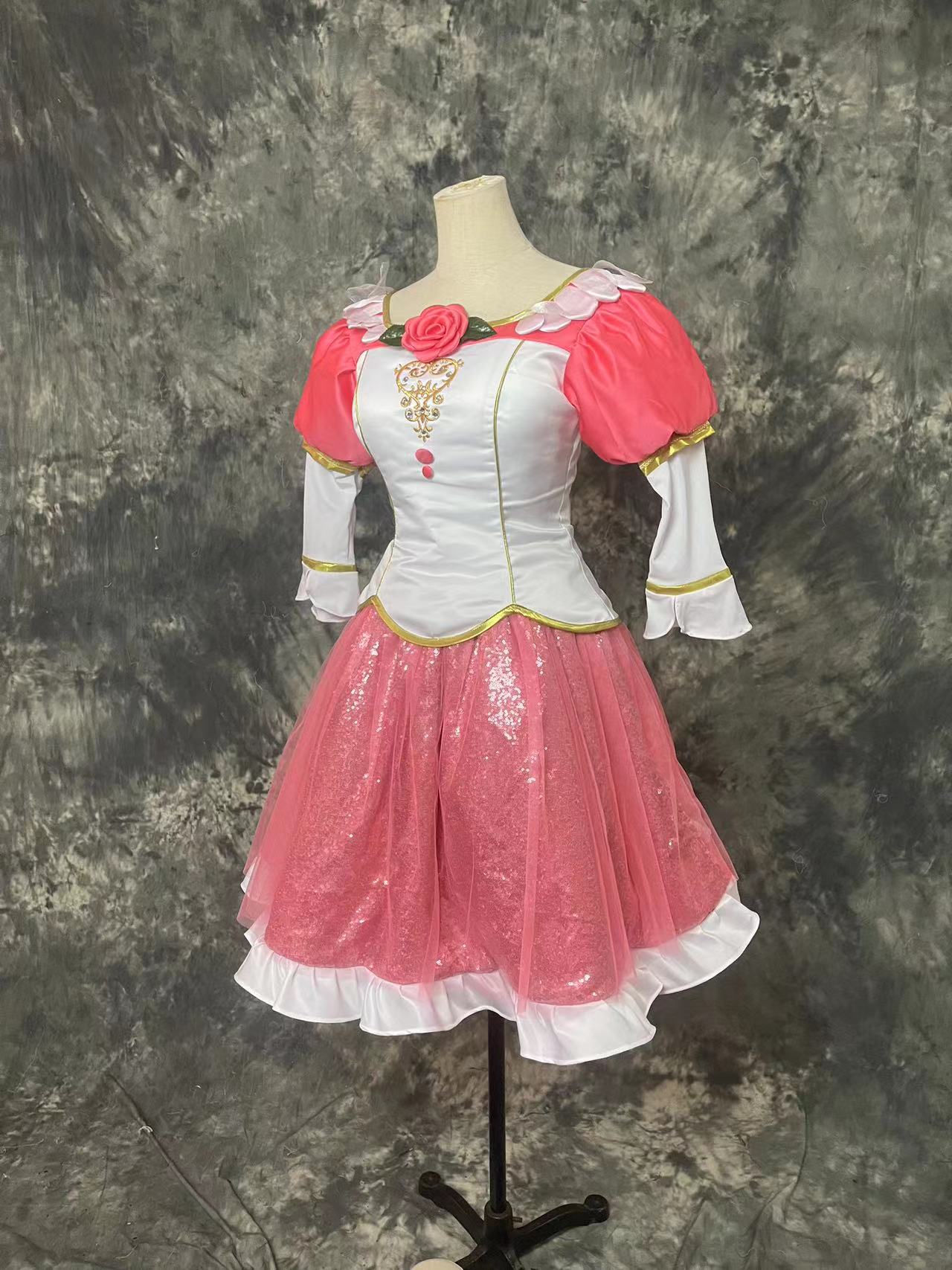 Red Anneliese Dress Cosplay Costume