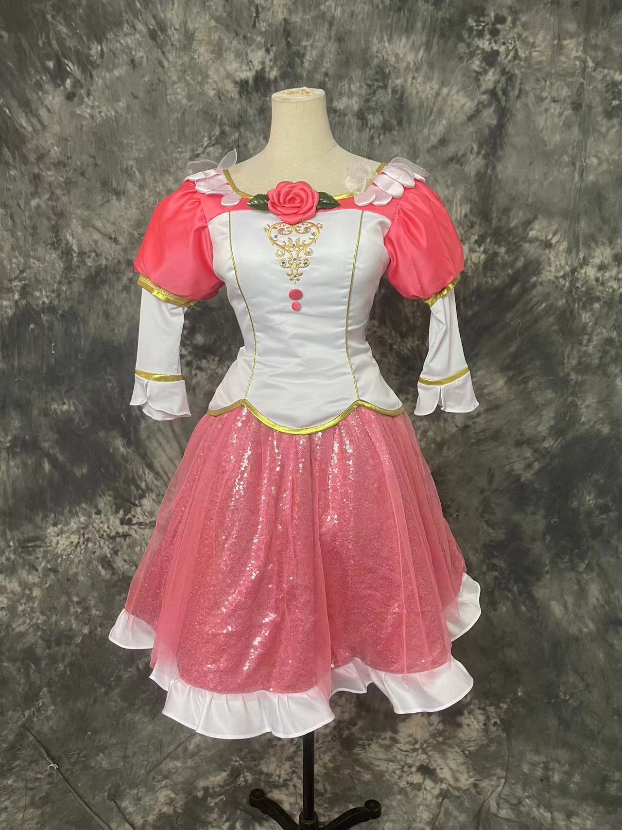 Red Anneliese Dress Cosplay Costume