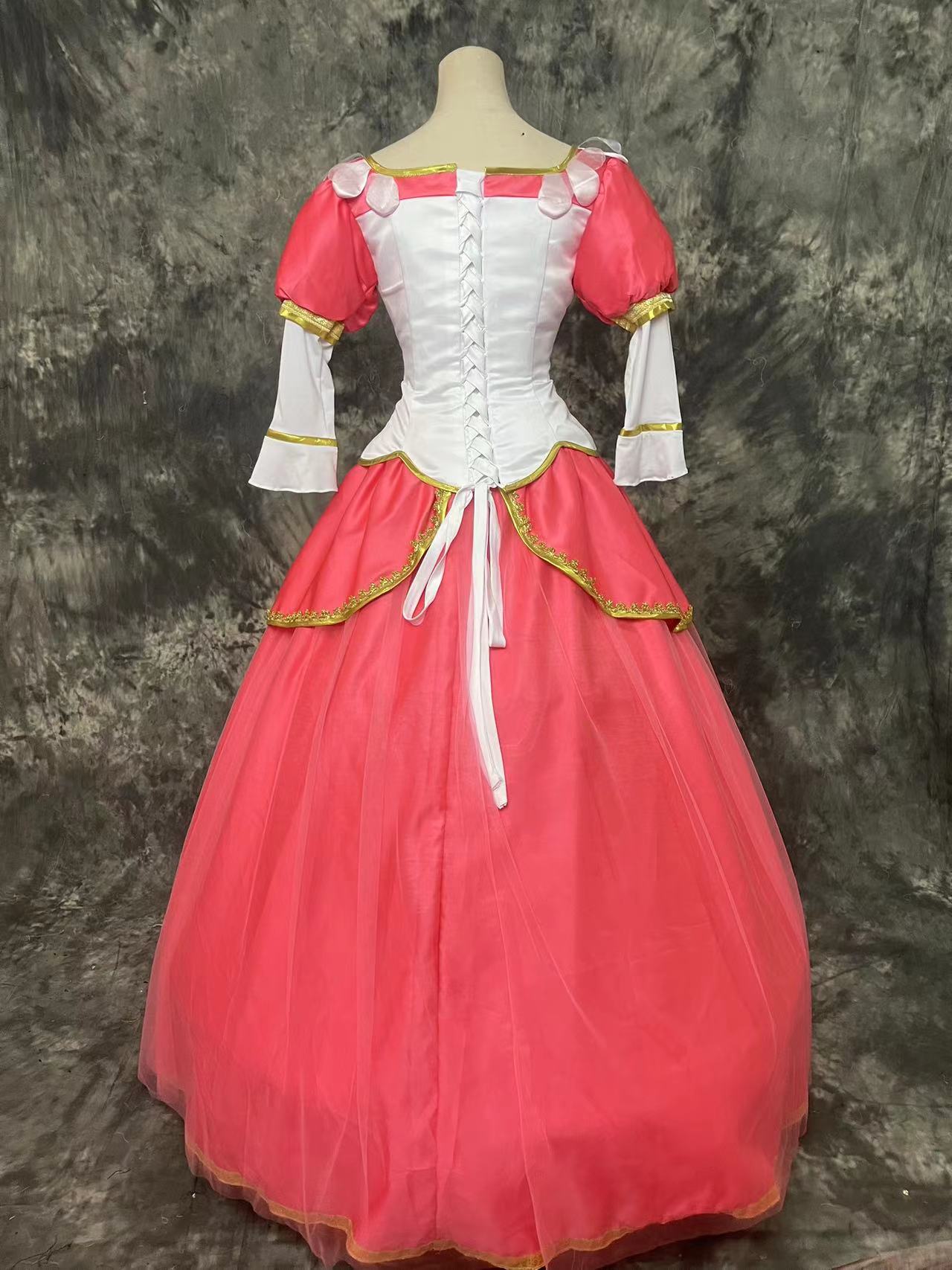 Red Anneliese Dress Cosplay Costume