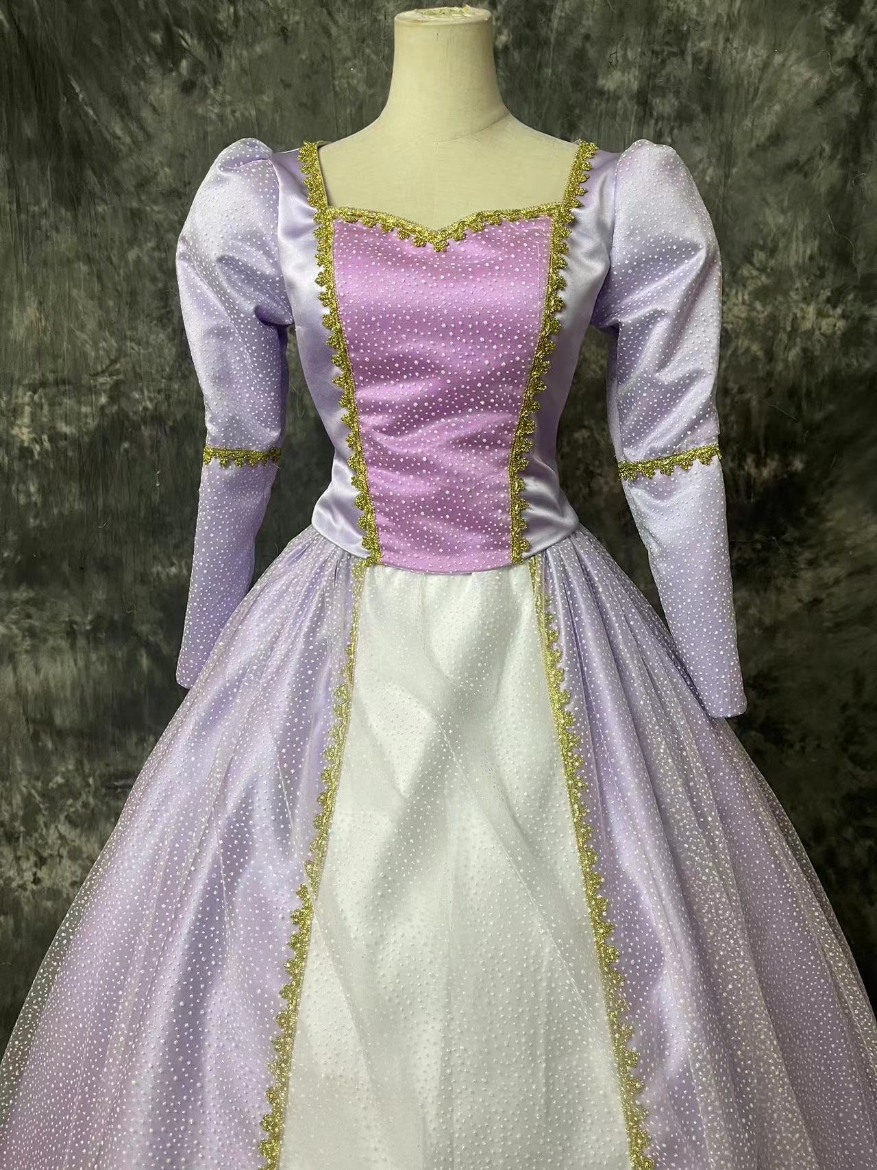 Barbie Purple Princess Dress Cosplay Costume