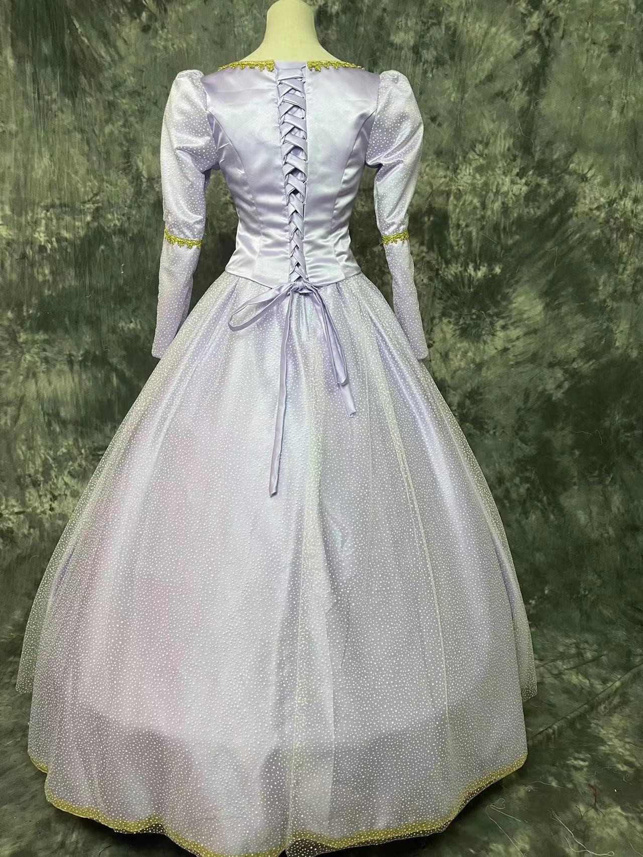 Barbie Purple Princess Dress Cosplay Costume