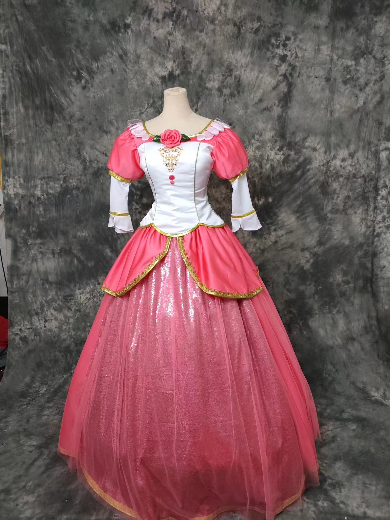 Red Anneliese Dress Cosplay Costume