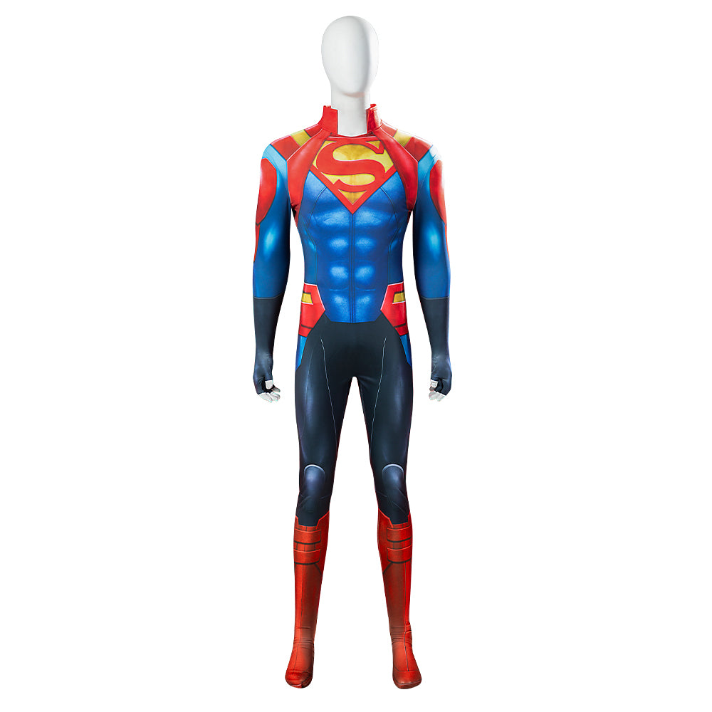 Battle of the Super Sons Jonathan Kent Jumpsuit Cosplay Costumes Free Shipping