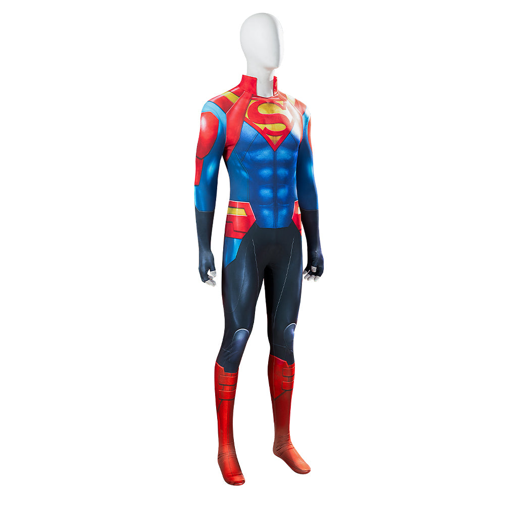 Battle of the Super Sons Jonathan Kent Jumpsuit Cosplay Costumes Free Shipping