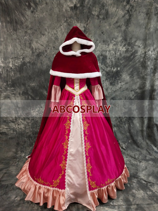 Beauty And The Beast Belle Princess Dress Vs Cloak Cosplay Costume