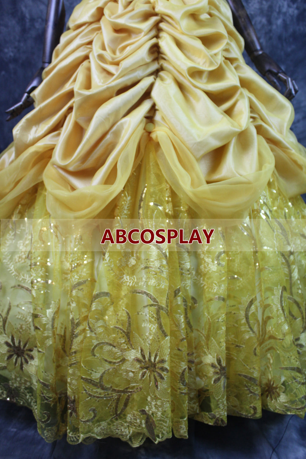 Beauty And The Beast Belle Yellow Dress Belle Princess Cosplay Costume