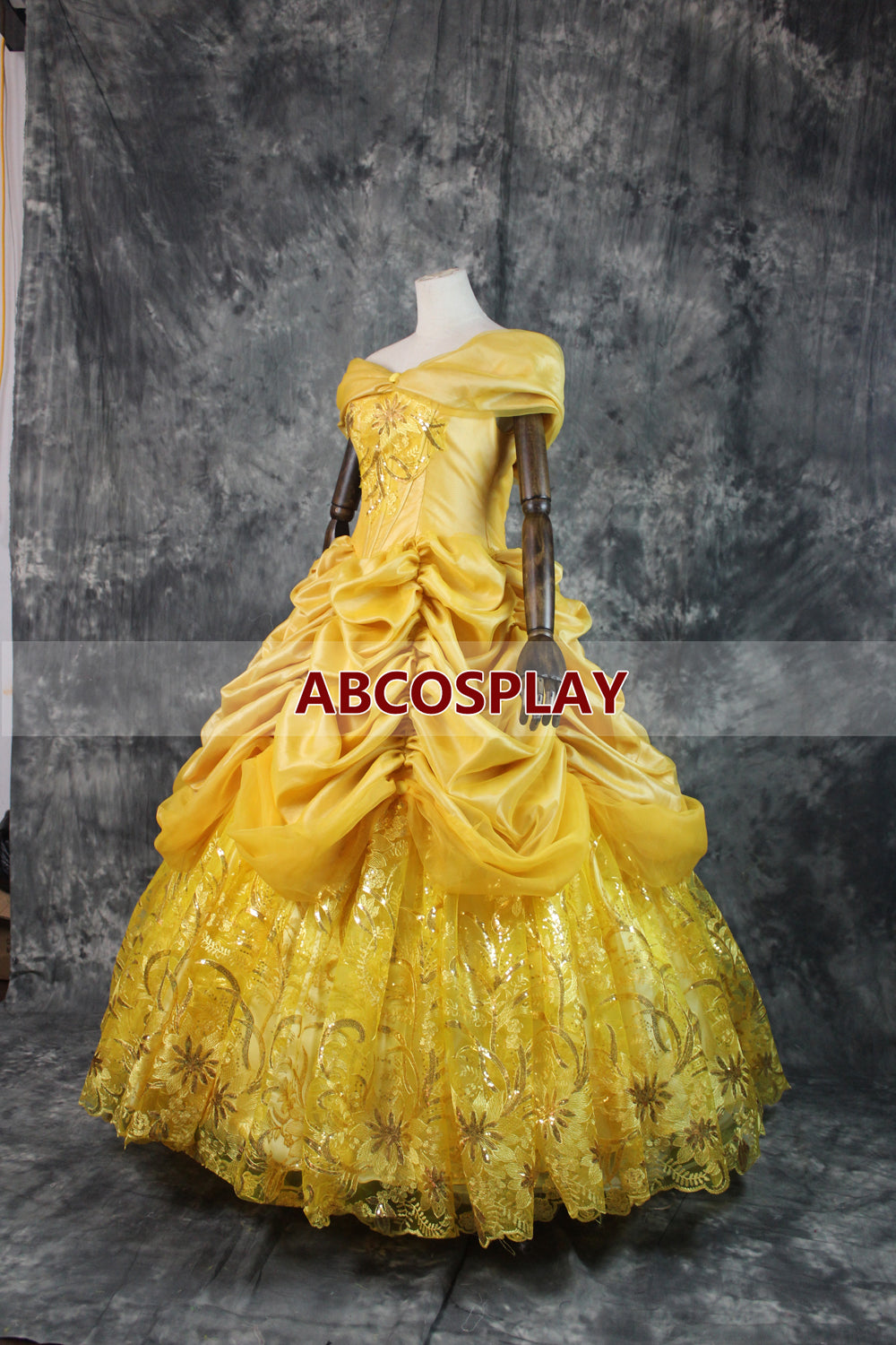 Beauty And The Beast Belle Yellow Dress Belle Princess Cosplay Costume