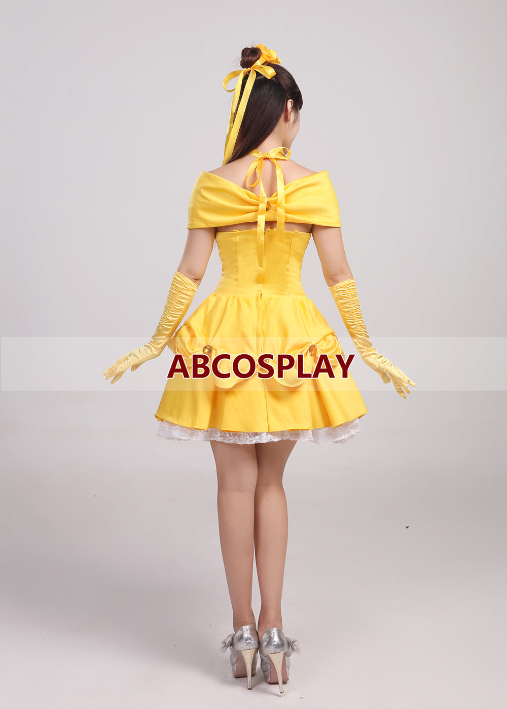 Beauty and The Beast Belle Princess Dress Short Dance Dress Cosplay Costume
