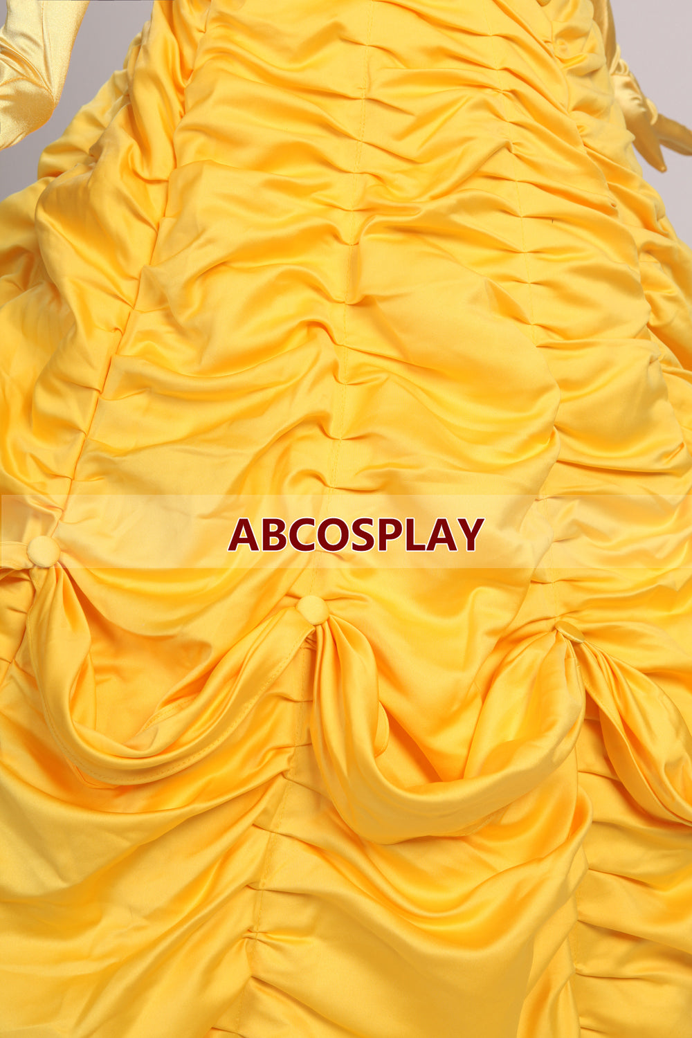 Beauty and The Beast Belle Princess Dress Yellow Woman Cosplay Costume