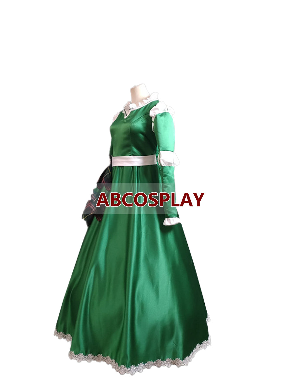 Brave Merida Princess Dress Green Cosplay Costume