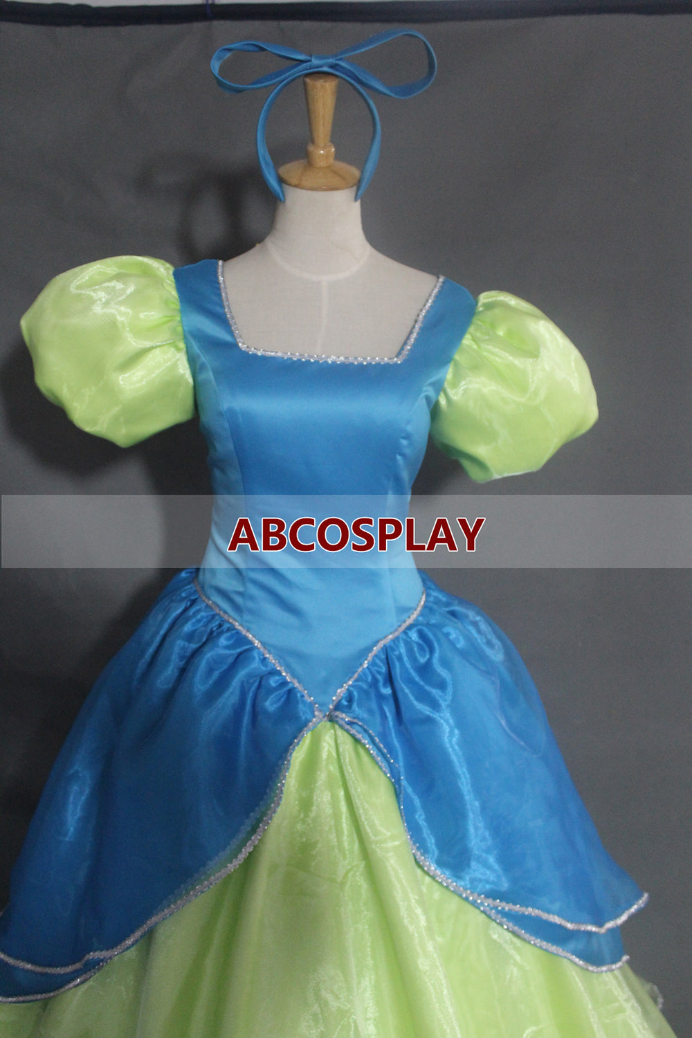 Cinderella Evil Sister Drizella Green Dress Cosplay Costumes