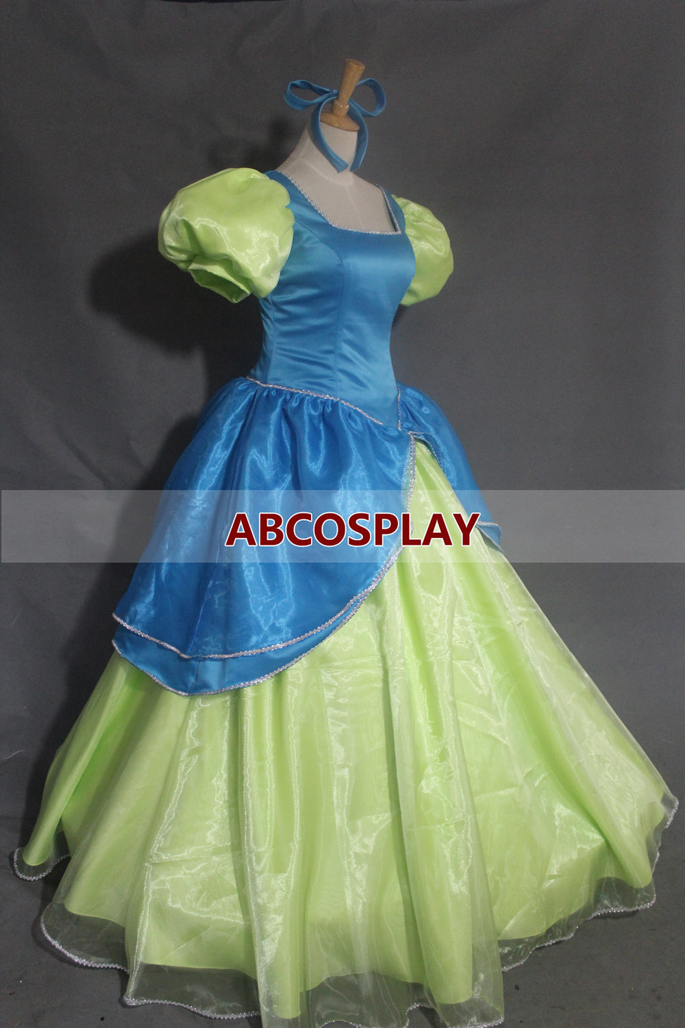 Cinderella Evil Sister Drizella Green Dress Cosplay Costumes