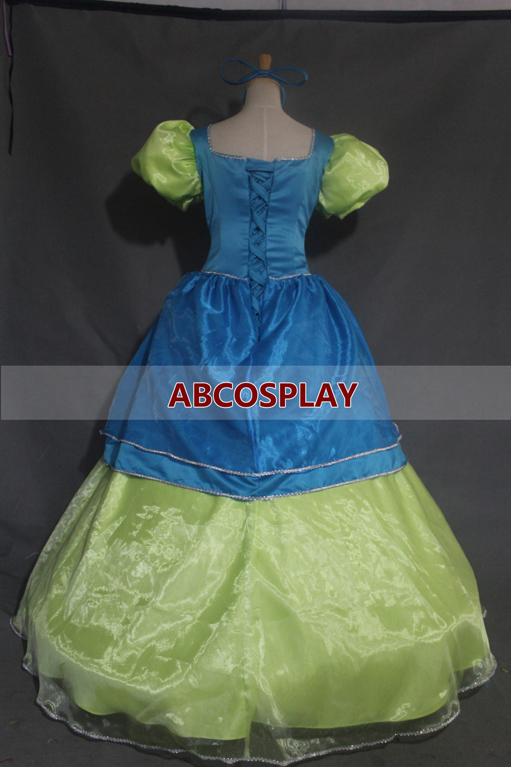 Cinderella Evil Sister Drizella Green Dress Cosplay Costumes