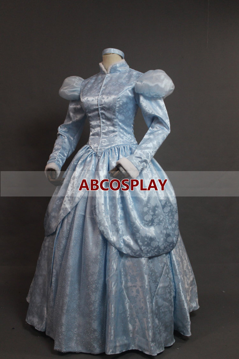 Cinderella Princess Dress Satin Cosplay Costumes