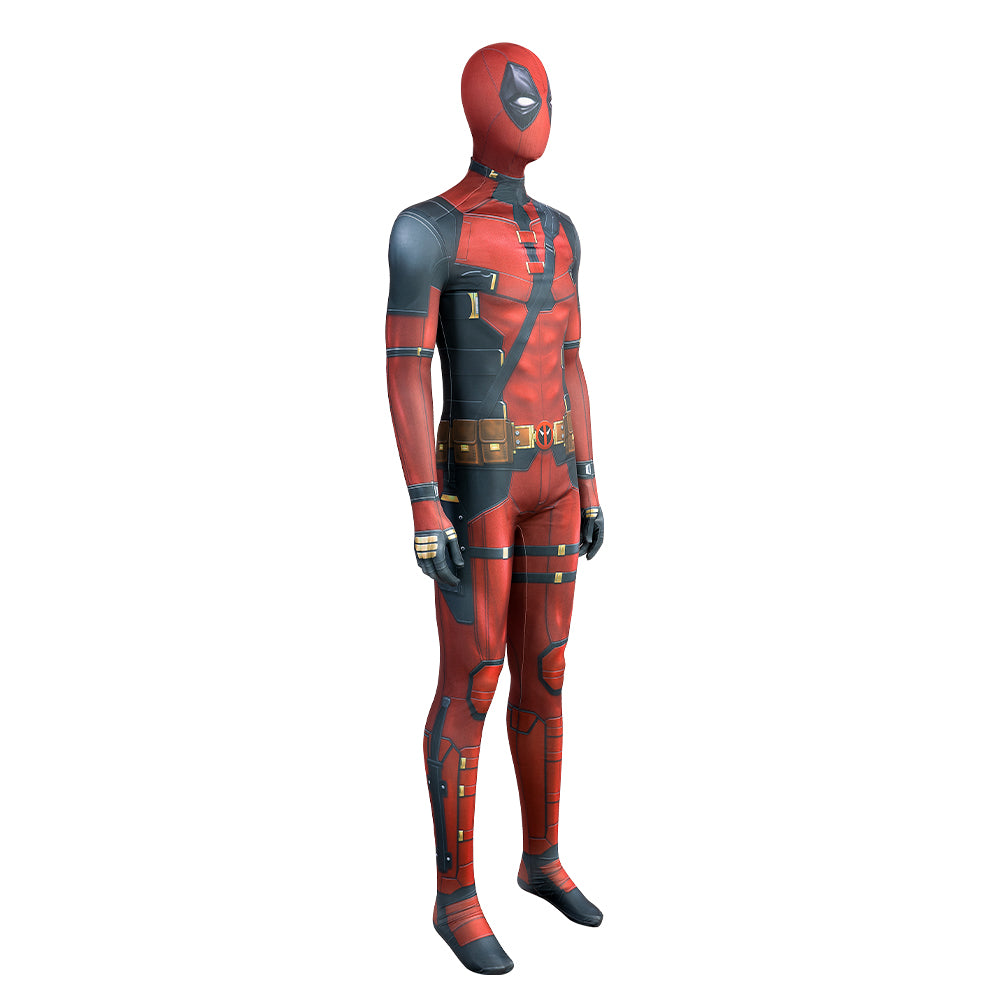 Deadpool 3 Wade Wilson Deadpool Jumpsuit Cosplay Costumes Free Shipping
