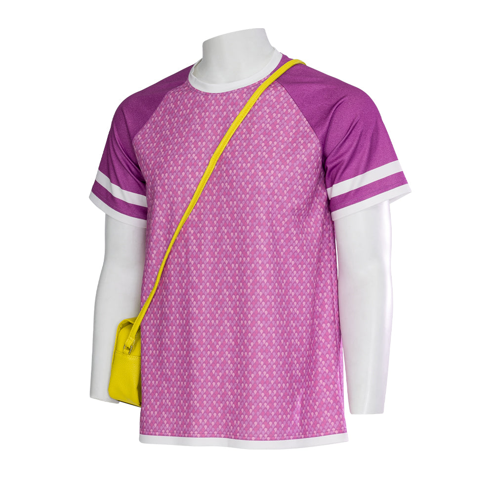 Elemental Wade Ripple Purple T-shirt Cosplay Costumes Free Shipping