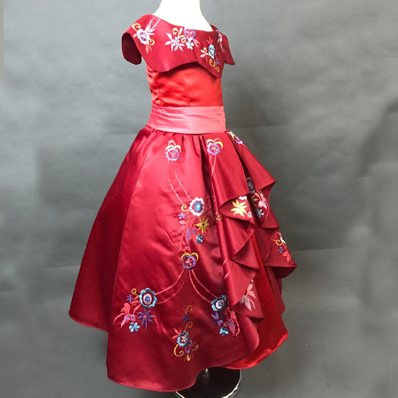 KIDS Elena of Avalor Elena Princess Dress Cosplay Costume