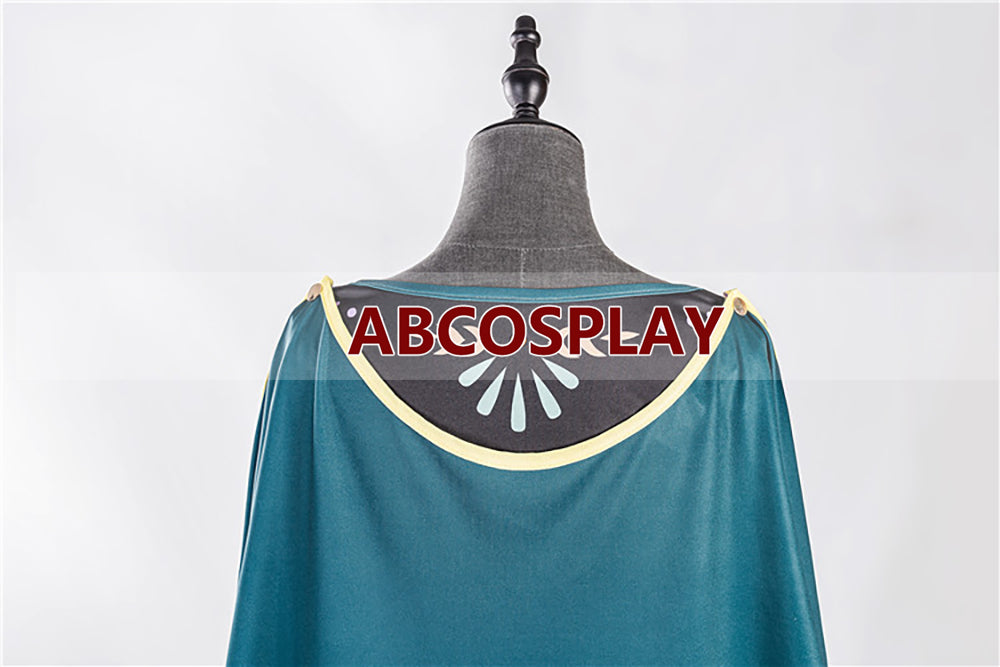 Frozen 2 Anna Printed Dress Luxury Cosplay Costume