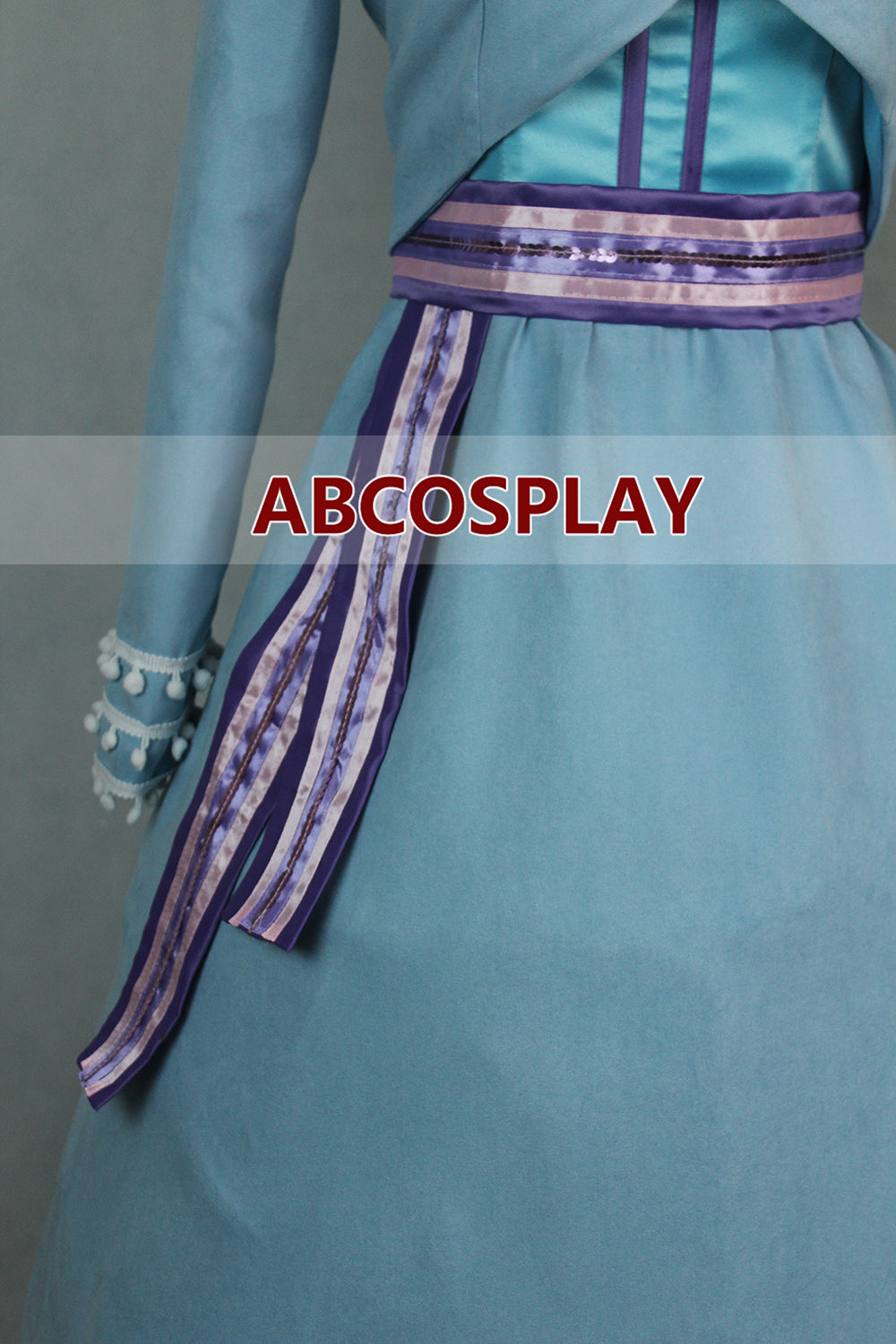 Princess Frozen Anna Adventure Deluxe Style Dress Cosplay Costume