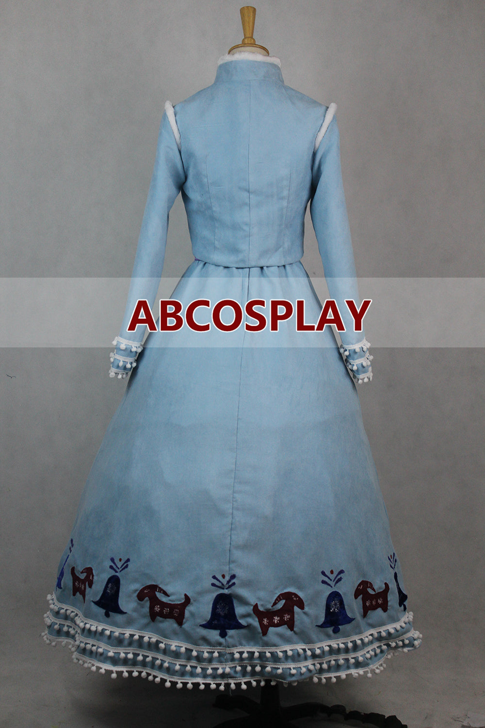 Princess Frozen Anna Adventure Deluxe Style Dress Cosplay Costume