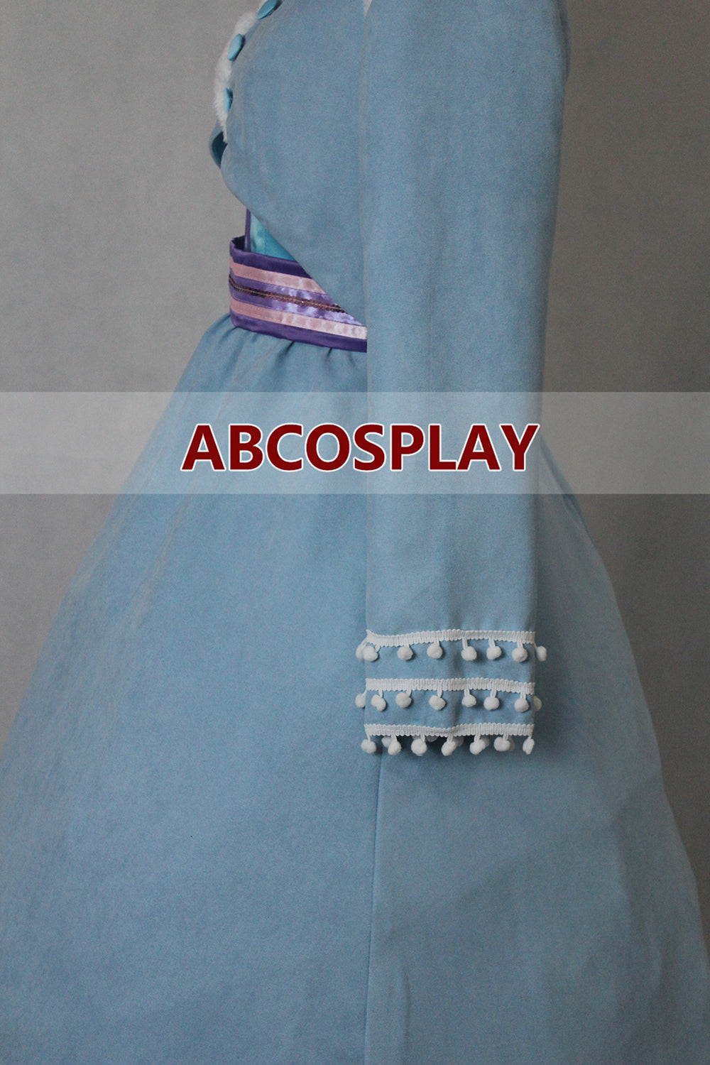 Princess Frozen Anna Adventure Deluxe Style Dress Cosplay Costume