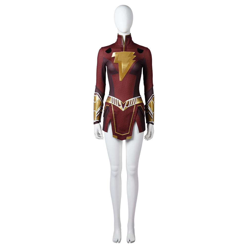 Fury Of The Gods Mary Marvel Cosplay Lady Shazam Costumes