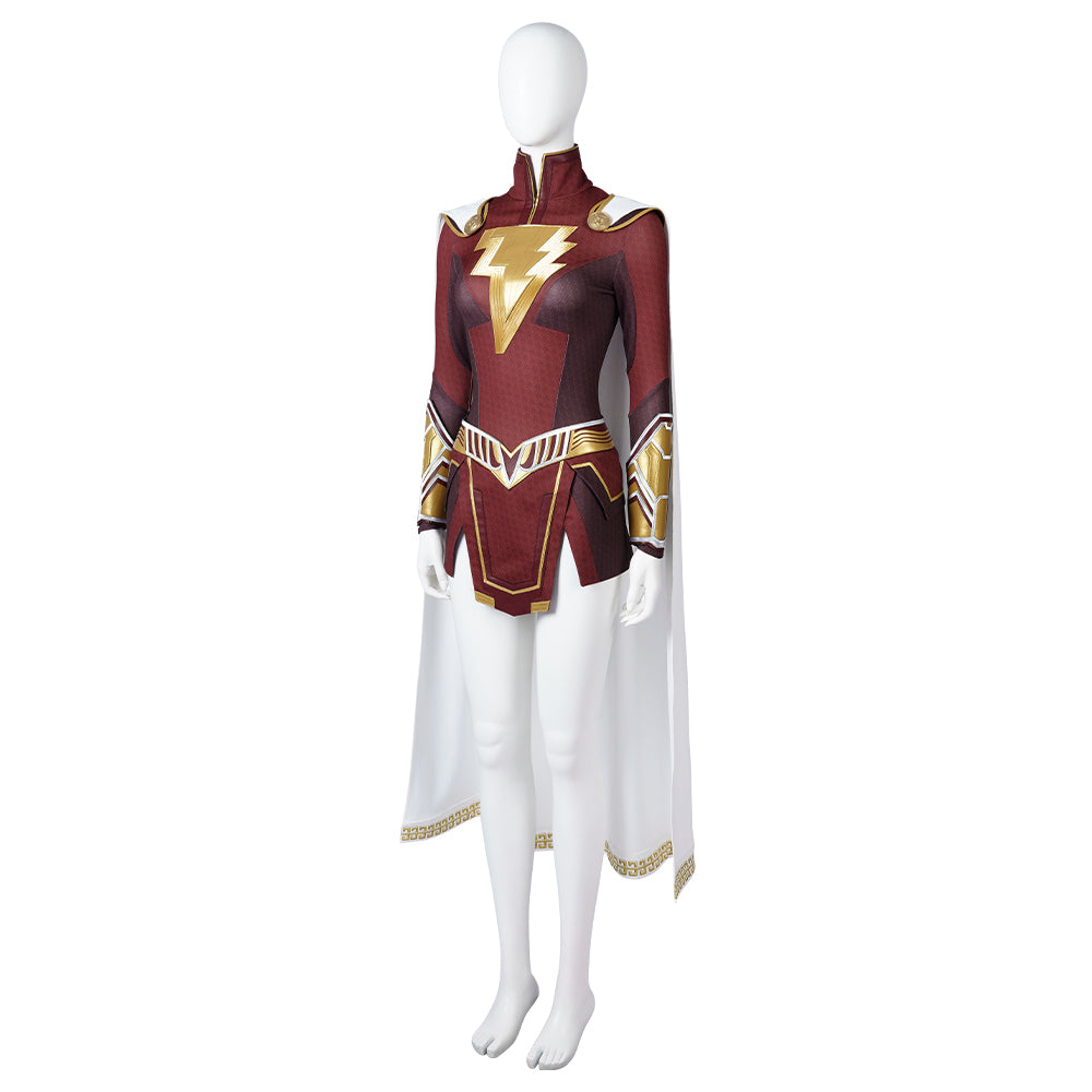 Fury Of The Gods Mary Marvel Cosplay Lady Shazam Costumes