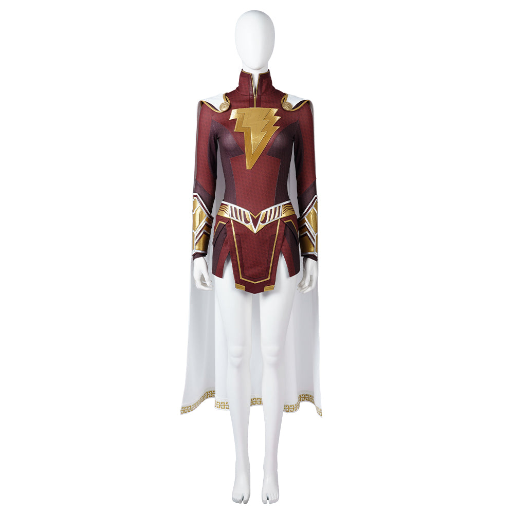 Fury Of The Gods Mary Marvel Cosplay Lady Shazam Costumes