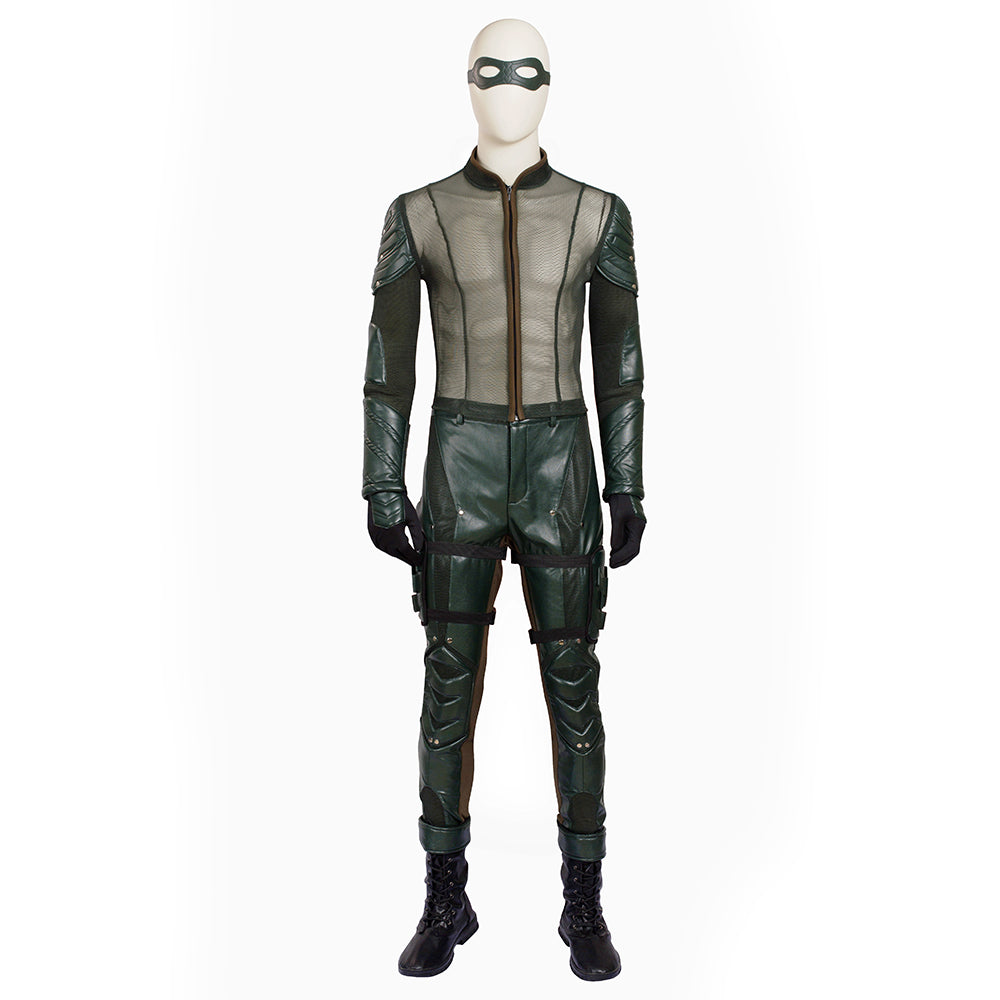 Green Arrow Season 5 Oliver Queen Cosplay Costume