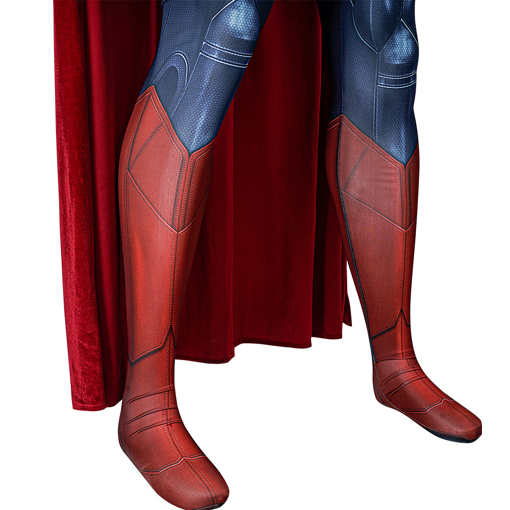 Injustice Gods Among Us Superman Clark Kent Cosplay Costumes Free Shipping