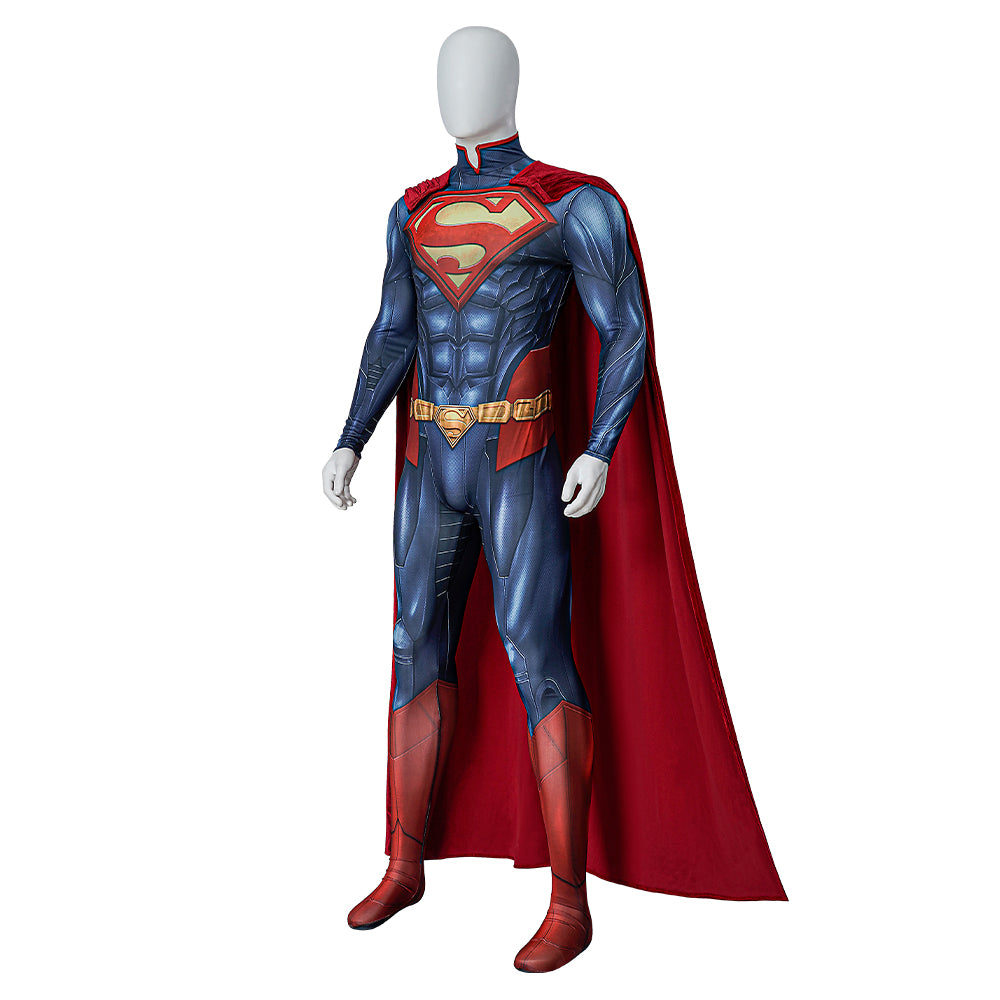 Injustice Gods Among Us Superman Clark Kent Cosplay Costumes Free Shipping