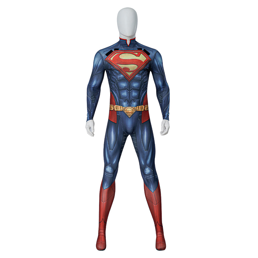 Injustice Gods Among Us Superman Clark Kent Cosplay Costumes Free Shipping