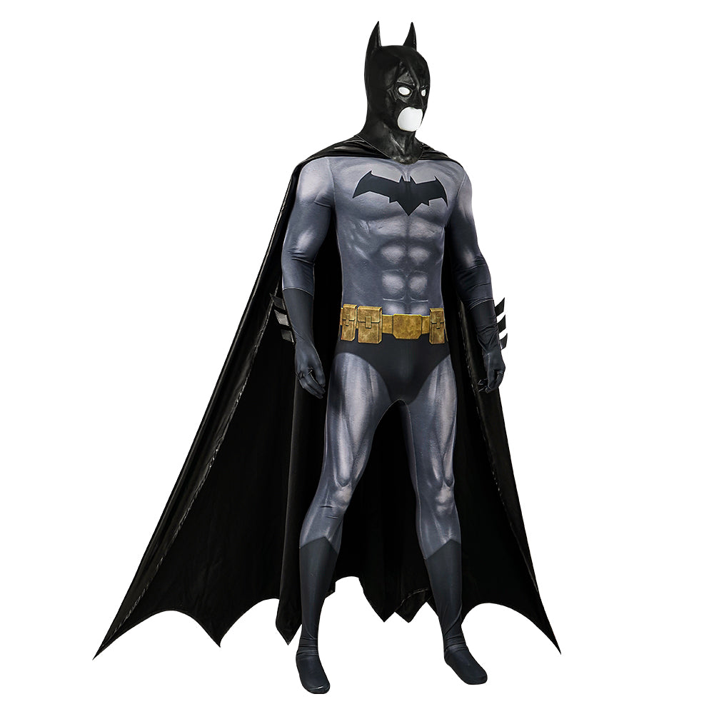 Justice League Warworld Batman Bruce Wayne Cosplay Jumpsuit Costume Halloween Jumpsuit