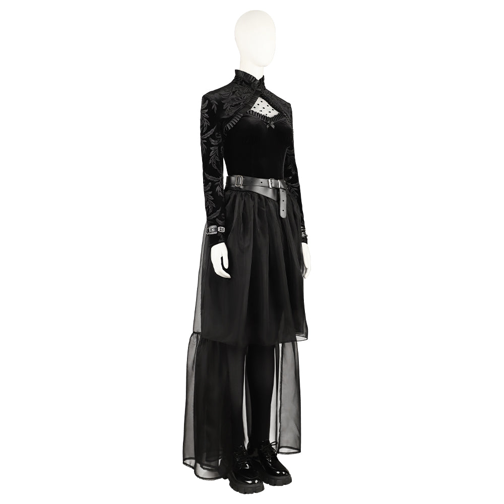2024 Lisa Frankenstein Cosplay Costume Women's Dress