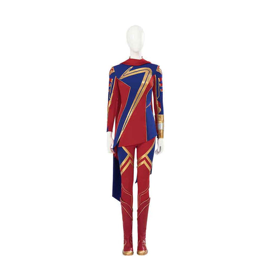 Captain Marvel 2 Kamala Khan Cosplay Costume Free Shipping