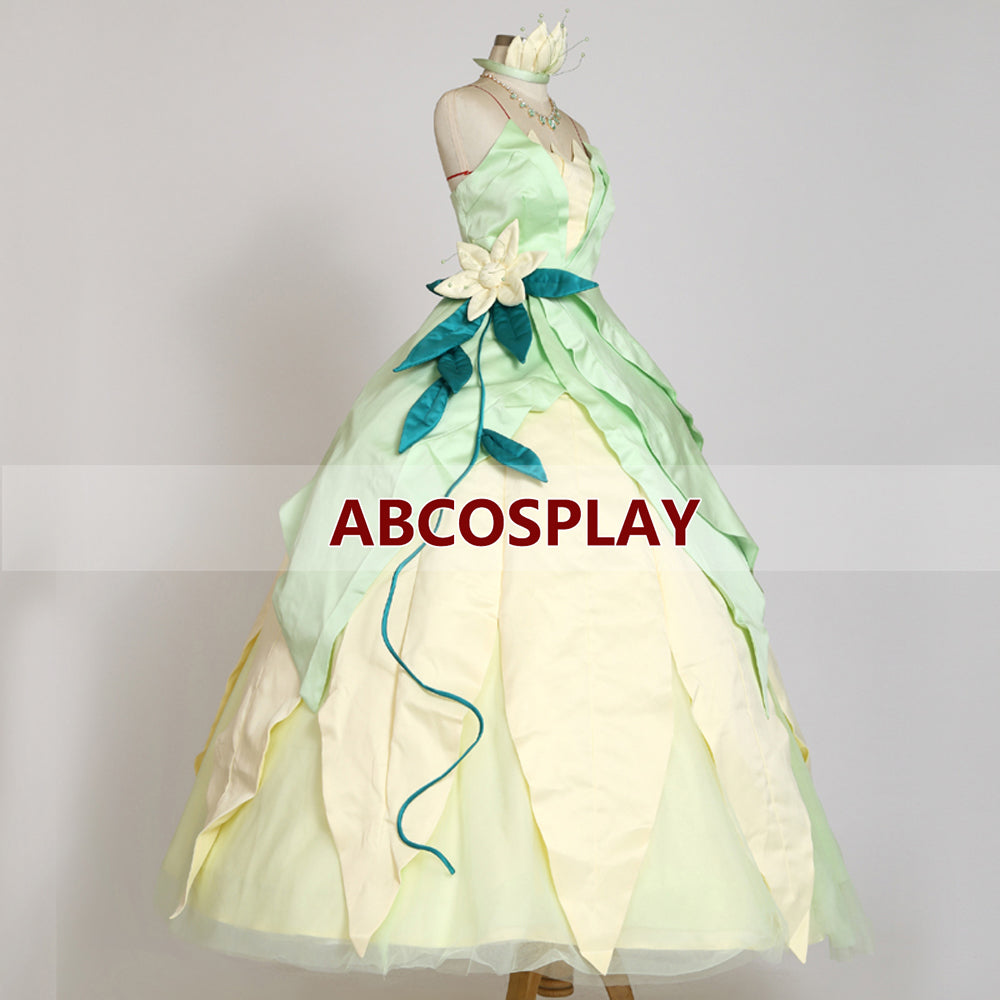 Princess And The Frog Tiana Princess Dress Cosplay Costume