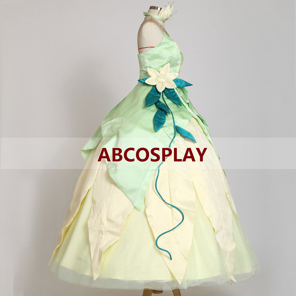 Princess And The Frog Tiana Princess Dress Cosplay Costume