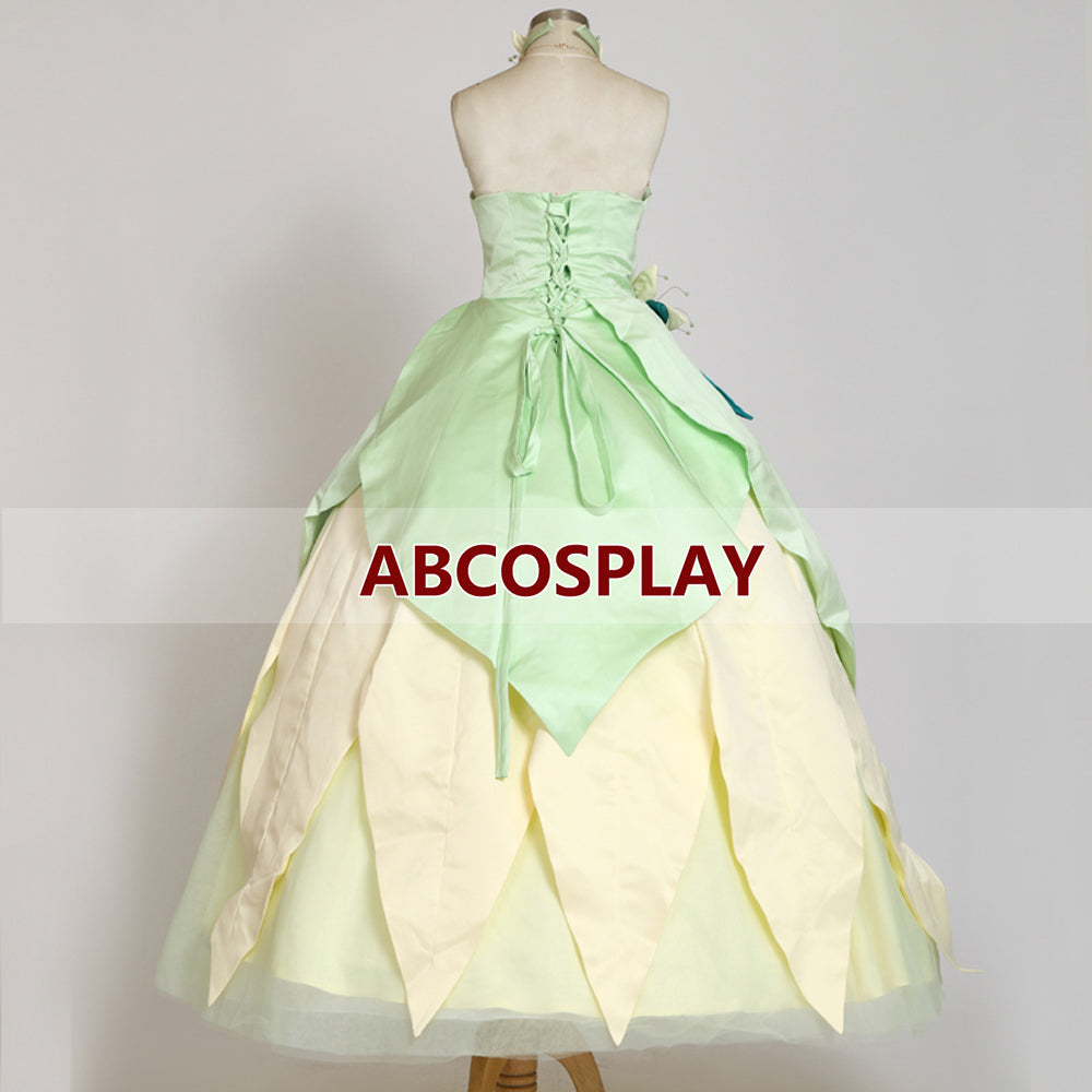 Princess And The Frog Tiana Princess Dress Cosplay Costume