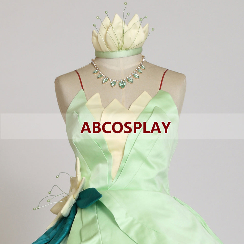 Princess And The Frog Tiana Princess Dress Cosplay Costume