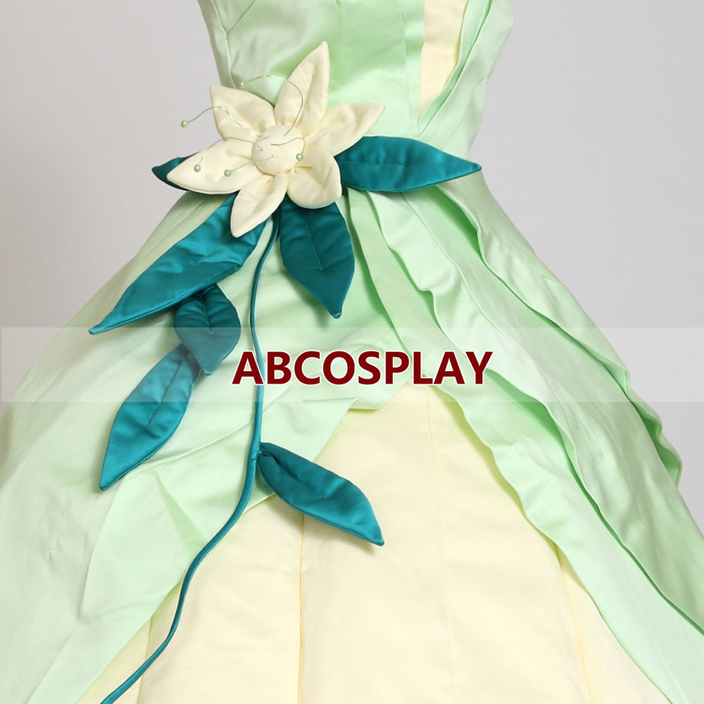 Princess And The Frog Tiana Princess Dress Cosplay Costume