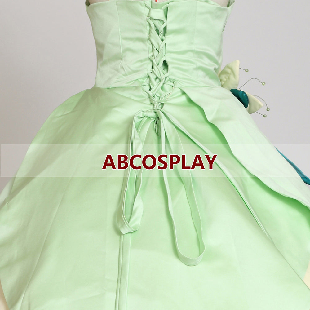 Princess And The Frog Tiana Princess Dress Cosplay Costume