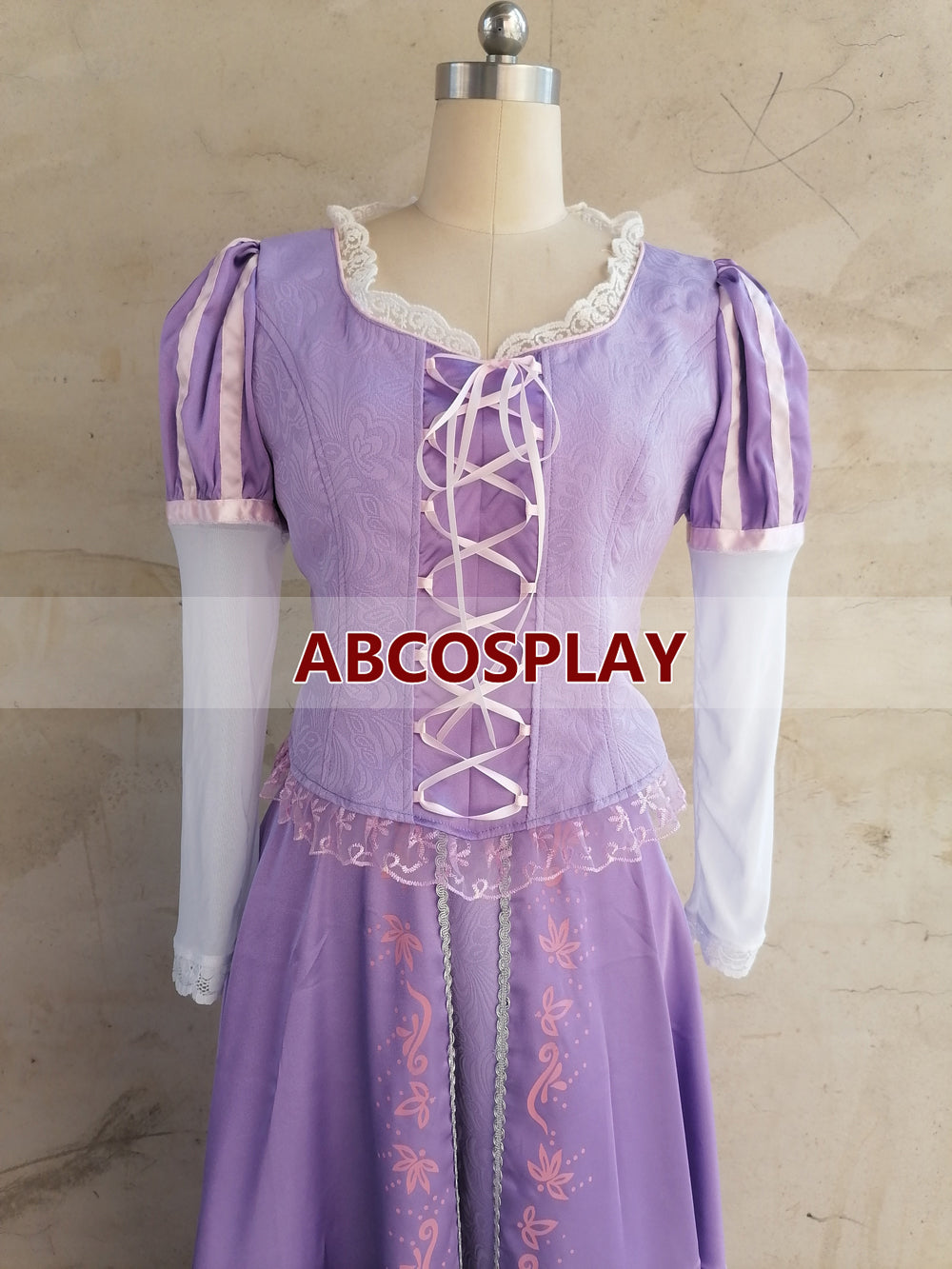 Rapunzel Princess Dress Tangled Rapunzel Printed Dress Cosplay Costume
