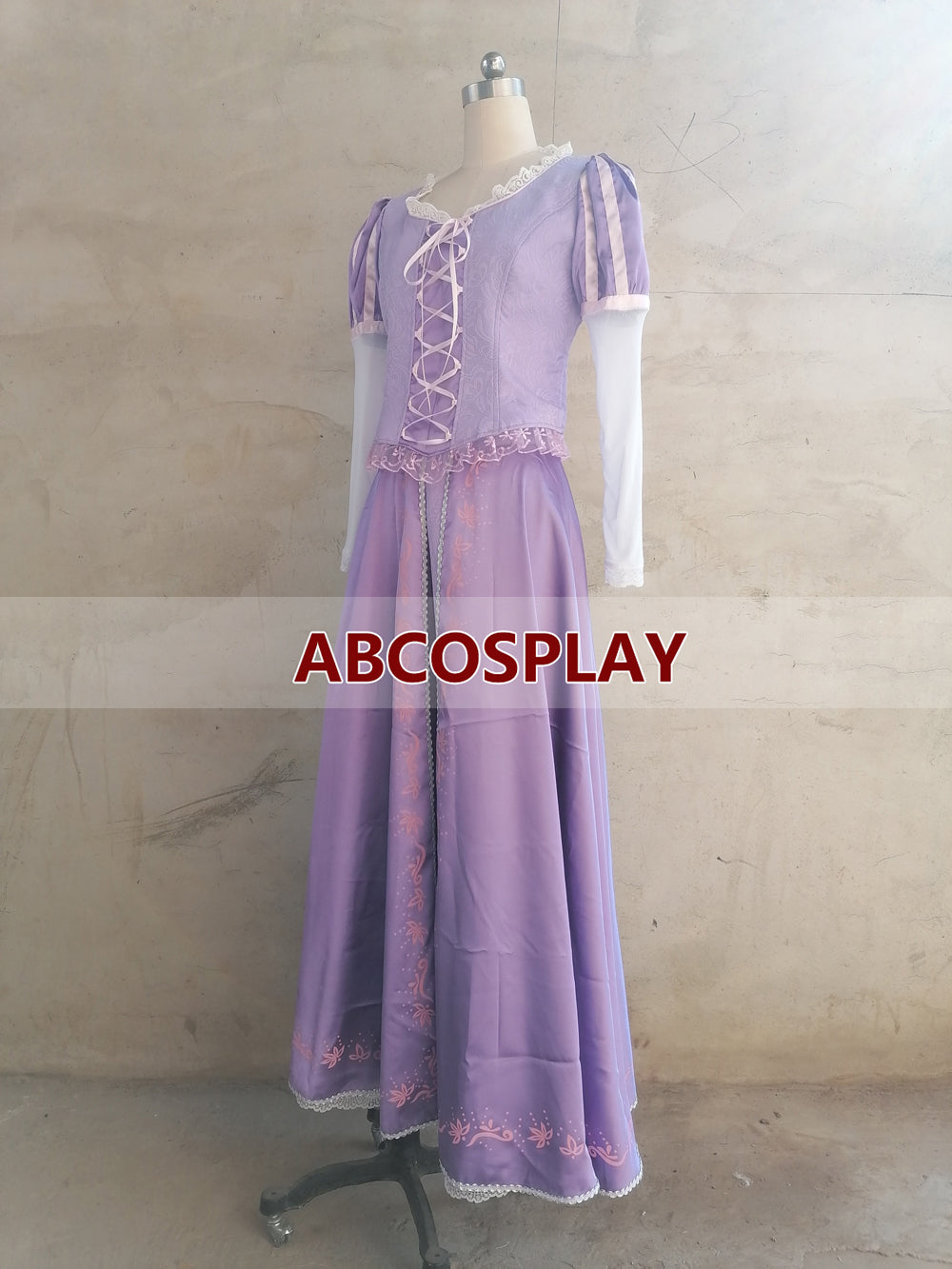 Rapunzel Princess Dress Tangled Rapunzel Printed Dress Cosplay Costume