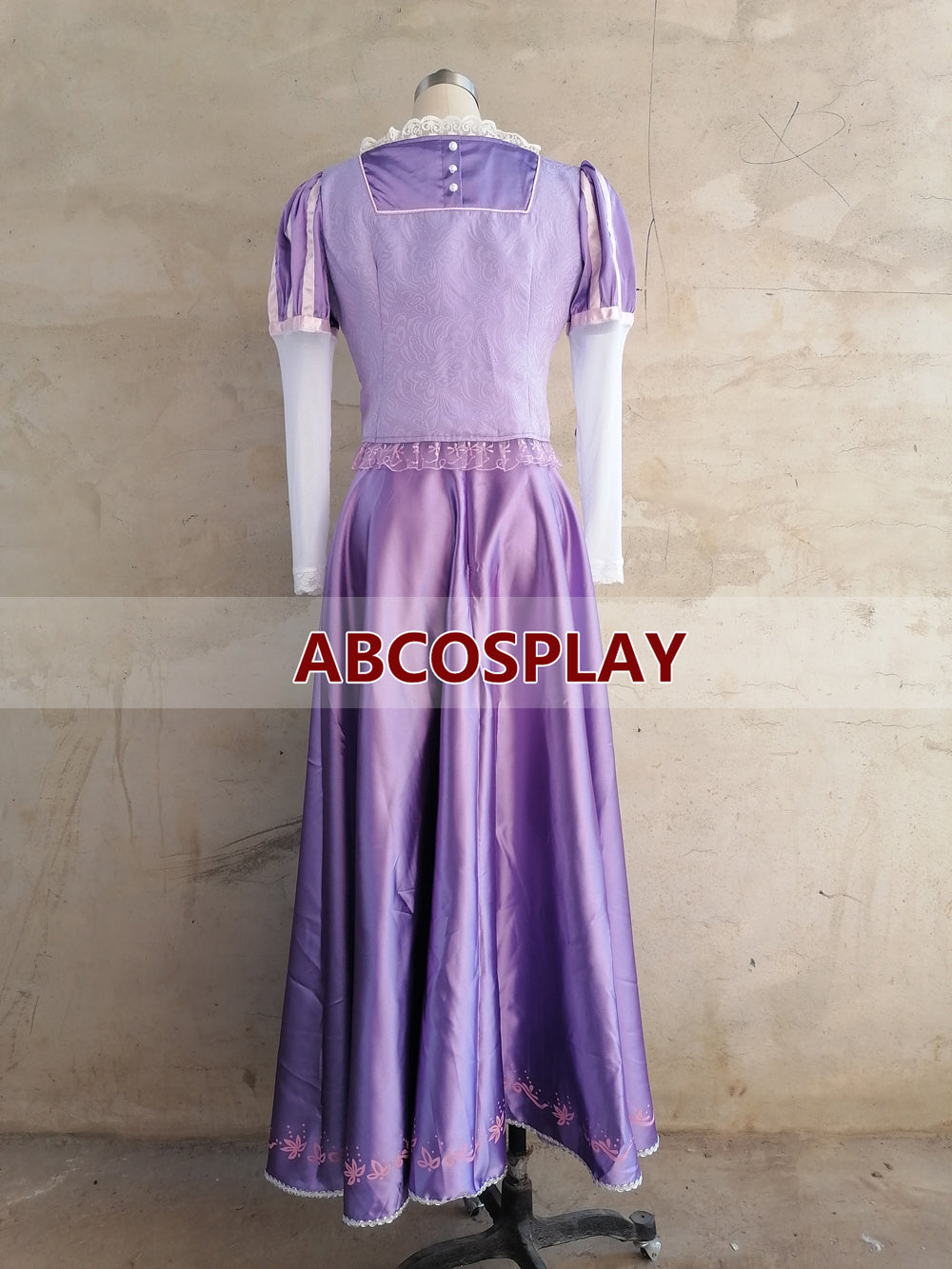 Rapunzel Princess Dress Tangled Rapunzel Printed Dress Cosplay Costume