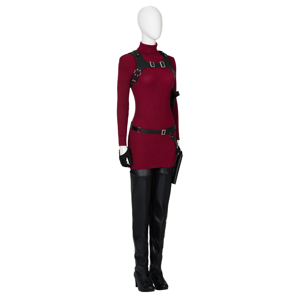 Resident Evil 4 Remake Ada Wong Cosplay Costumes Free Shipping