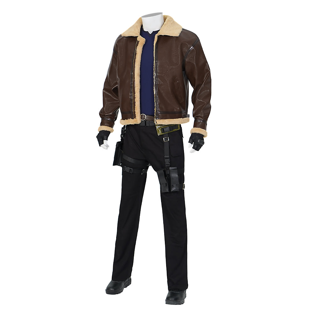 Resident Evil 4 Remake Leon S. Kennedy Cosplay Costumes Free Shipping